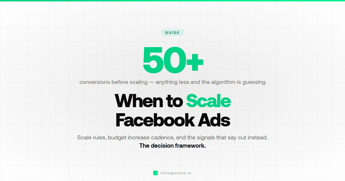When to Scale Your Ad Spend (And When to Cut)