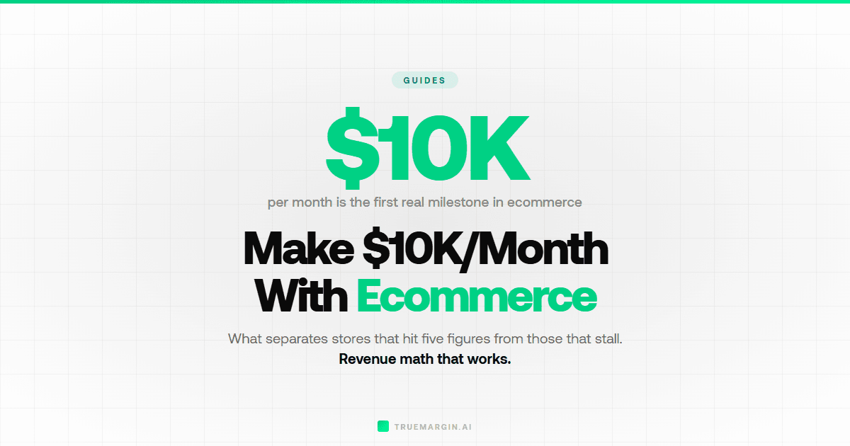 How to Make $10K/Month With Ecommerce