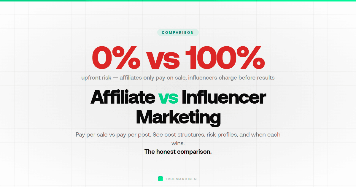 Affiliate vs Influencer Marketing for Ecommerce