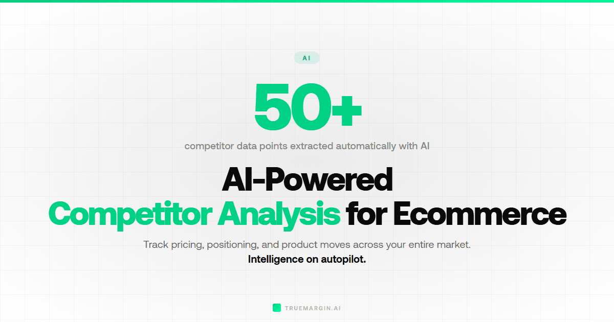 AI-Powered Competitor Analysis for Ecommerce