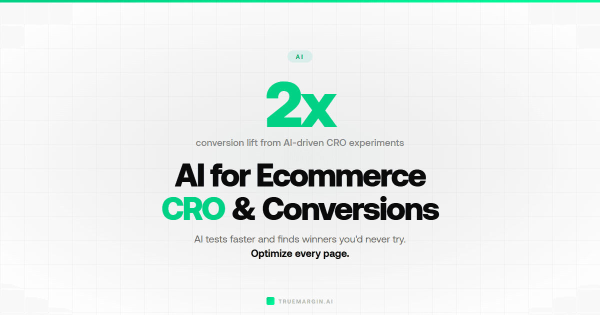 AI for Ecommerce CRO: Conversion Optimization