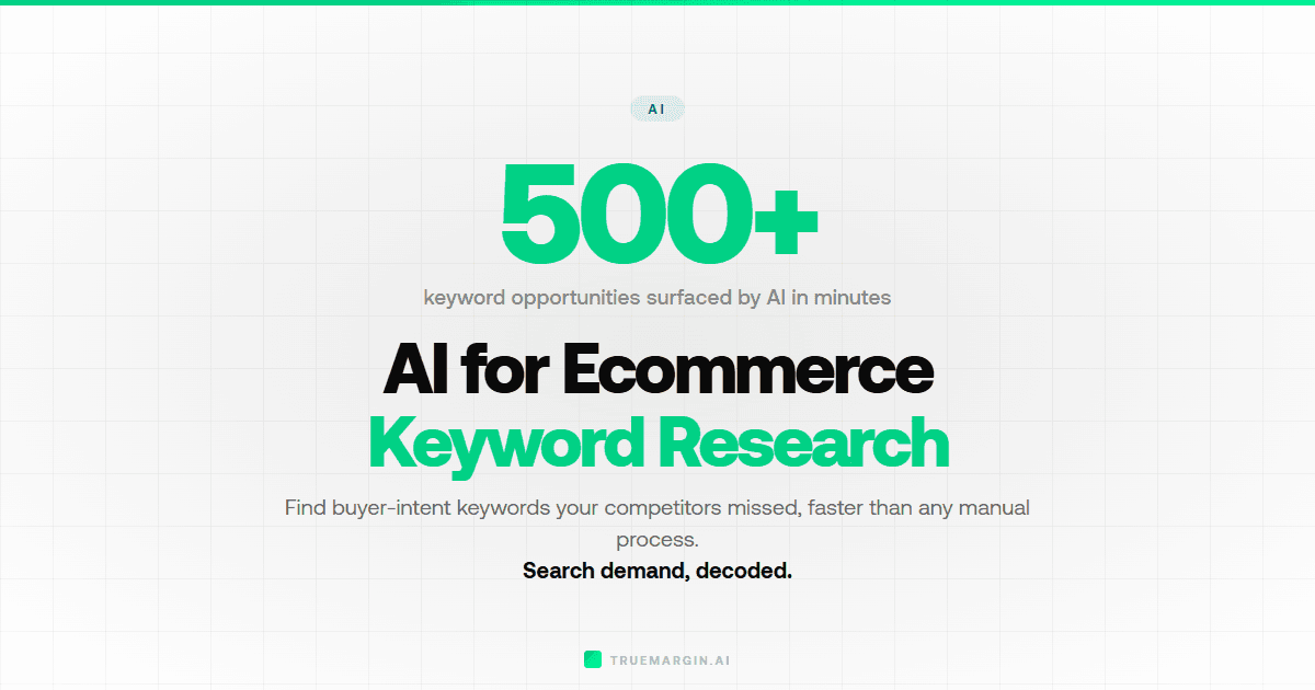How to Use AI for Ecommerce Keyword Research