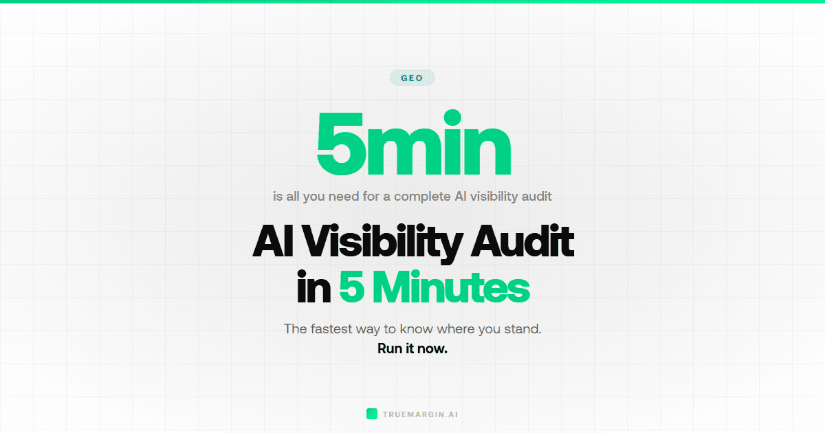 AI Visibility Audit: The 5-Minute Check Every Brand Should Run