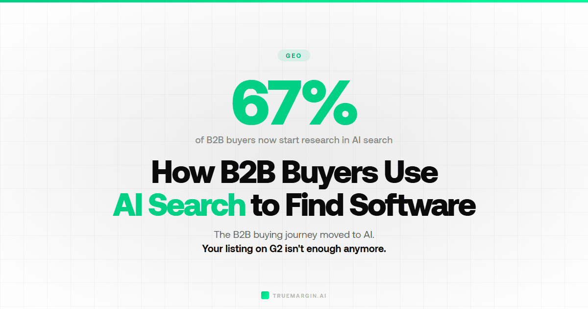 How B2B Buyers Use AI Search to Find Software (And Why Your SaaS Isn't Showing Up)