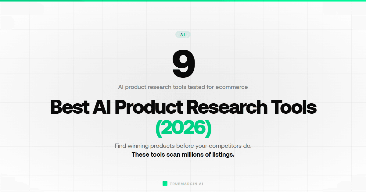 Best AI Product Research Tools for Ecommerce (2026)
