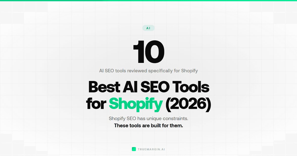 Best AI SEO Tools for Shopify Stores (2026)
