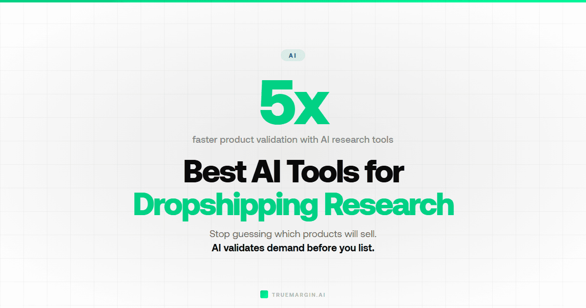 Best AI Tools for Dropshipping Product Research (2026)