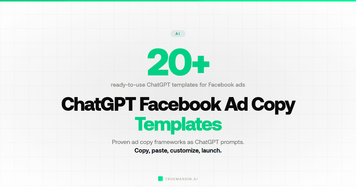 ChatGPT Facebook Ad Copy With Templates