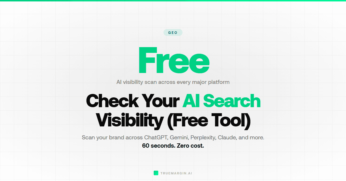 How to Check Your AI Search Visibility (Free Tool)