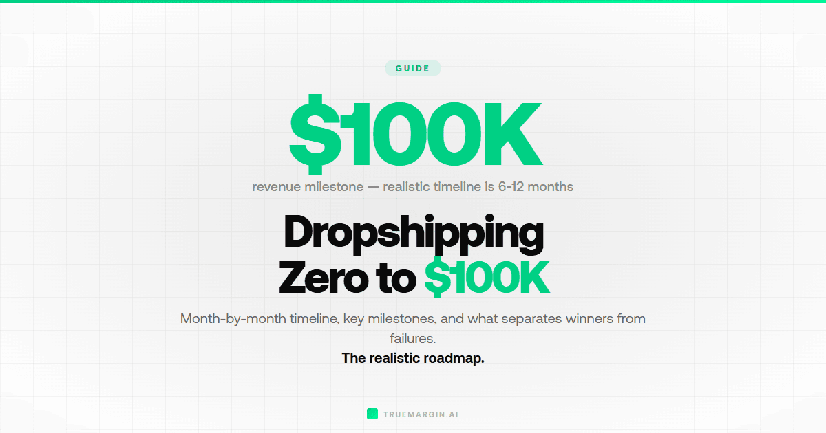 Dropshipping From Zero to $100K: Realistic Timeline