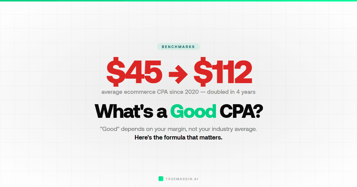 What Is a Good CPA for Ecommerce? (2026 Guide)