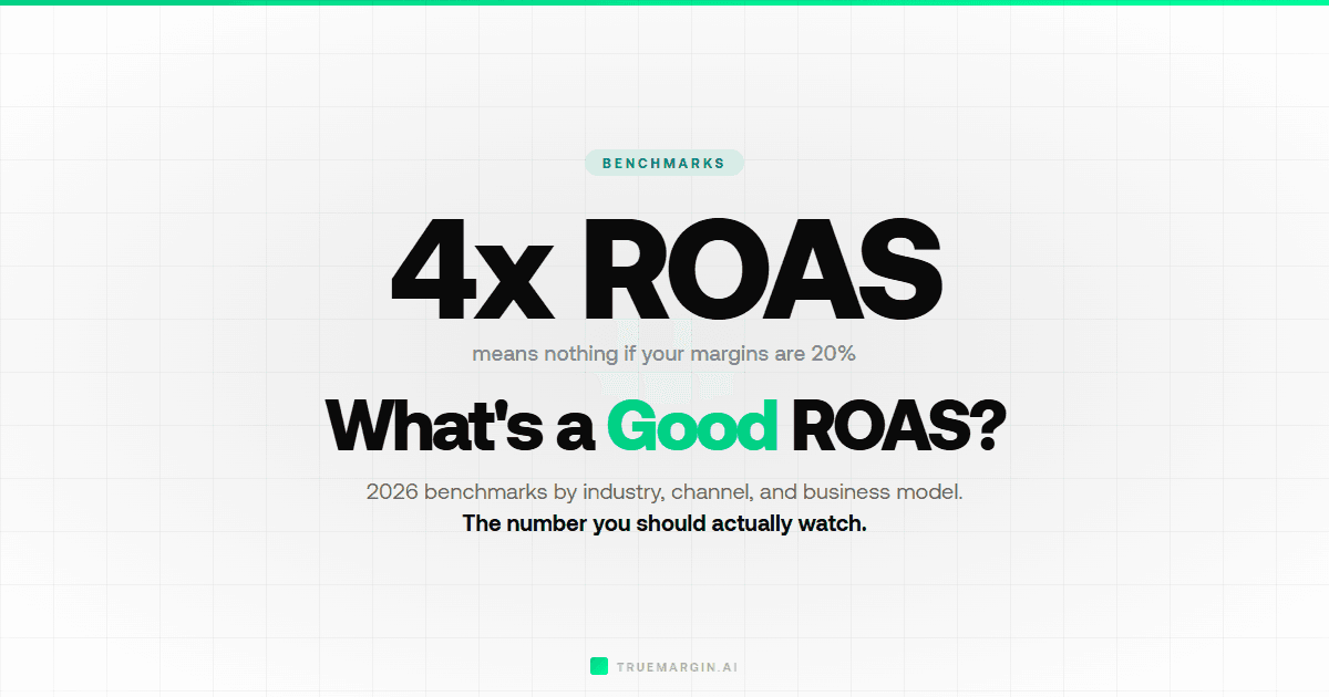 What Is a Good ROAS for Ecommerce? (2026 Benchmarks)