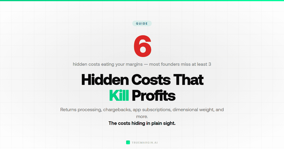 6 Hidden Costs That Kill Ecommerce Profits
