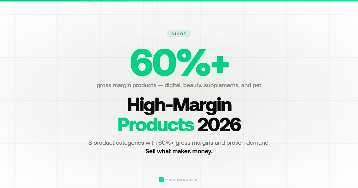 8 High-Margin Products for Ecommerce in 2026