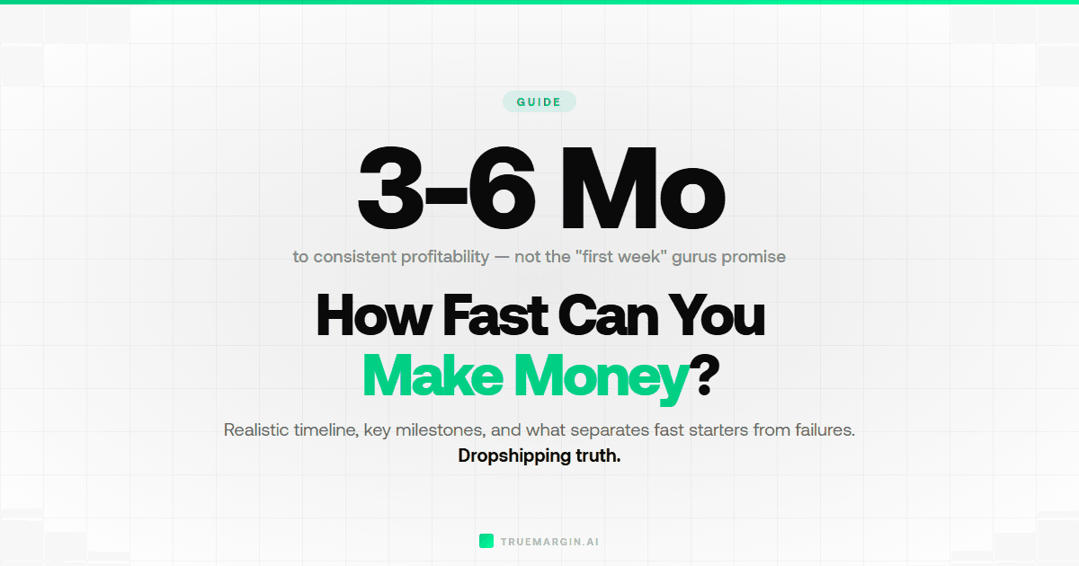 How Fast Can You Make Money Dropshipping?