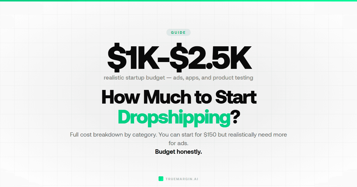 How Much Money Do You Need to Start Dropshipping?