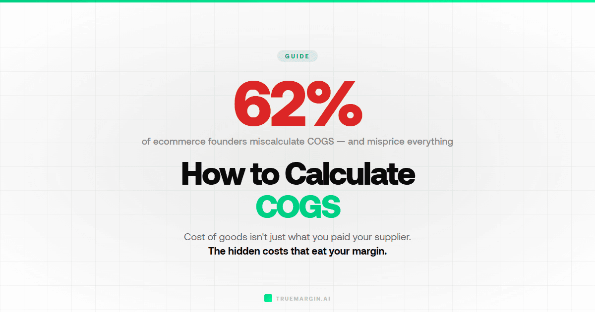 How to Calculate Cost of Goods Sold (COGS) for Ecommerce
