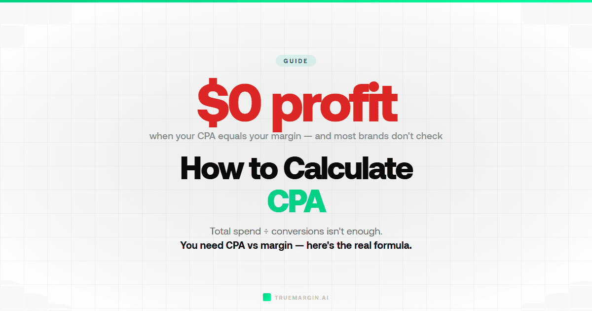 How to Calculate Cost Per Acquisition