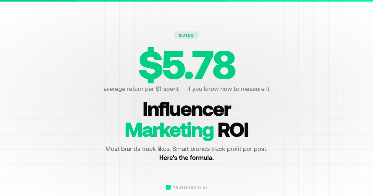 How to Calculate Influencer Marketing ROI — Formula, Benchmarks & Tracking