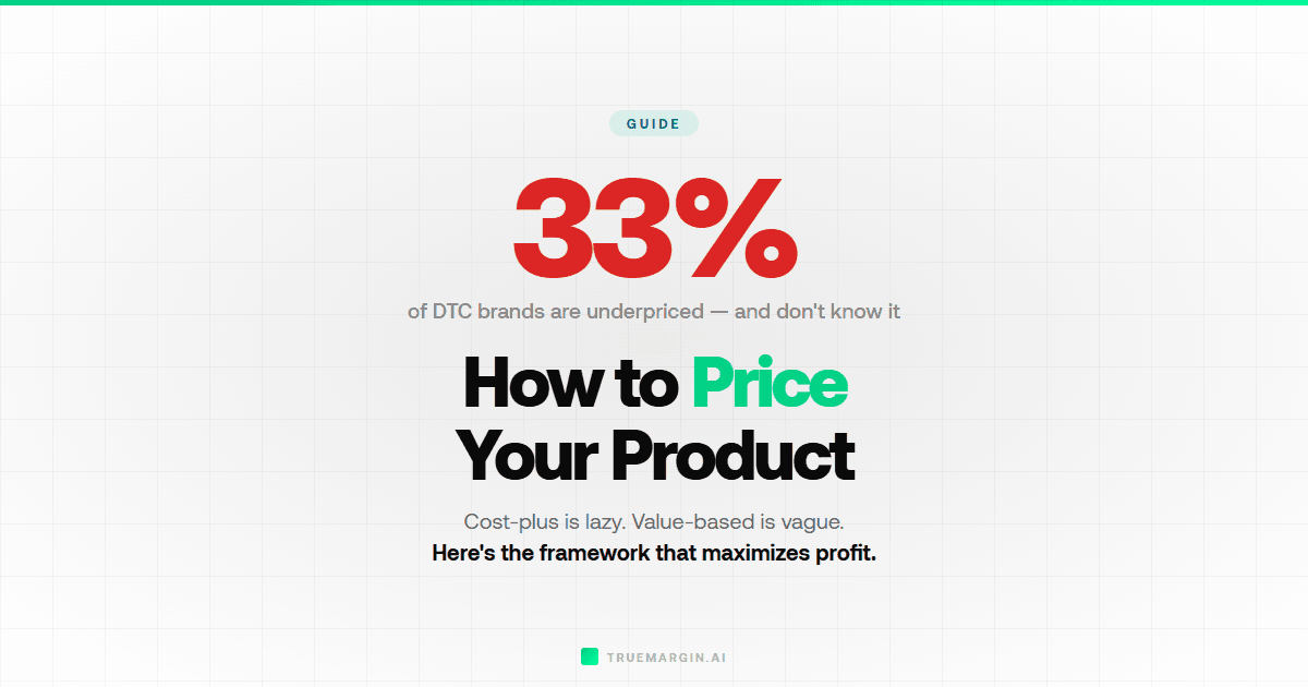 How to Price Your Product for Maximum Profit (2026 Guide)