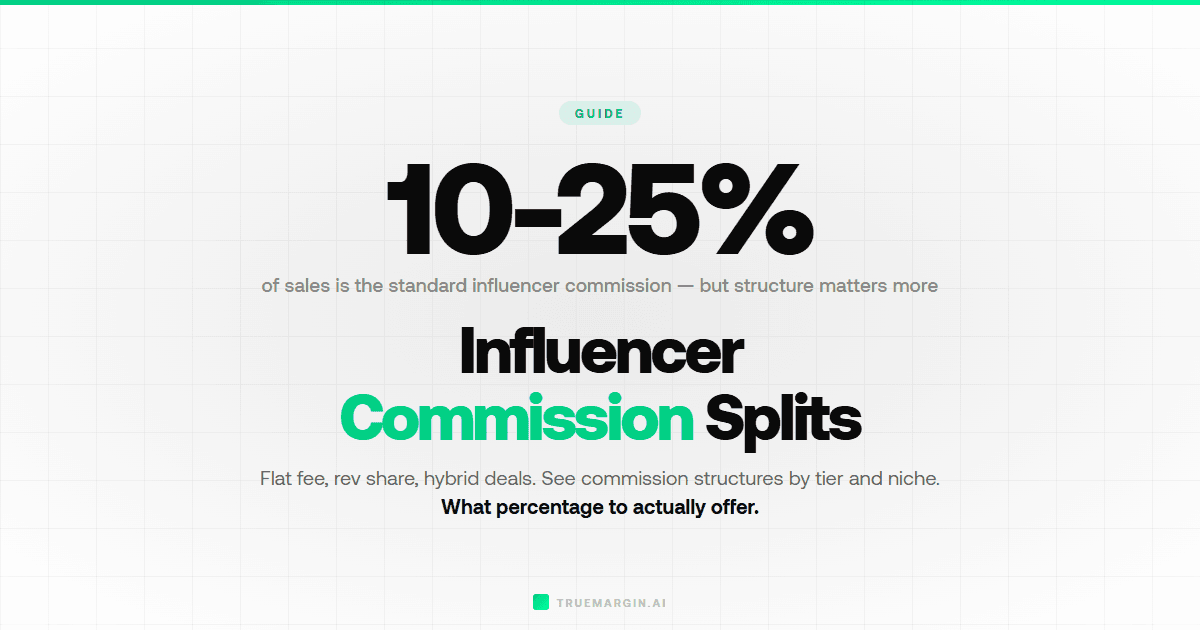 Influencer Commission Splits: What Percentage to Offer
