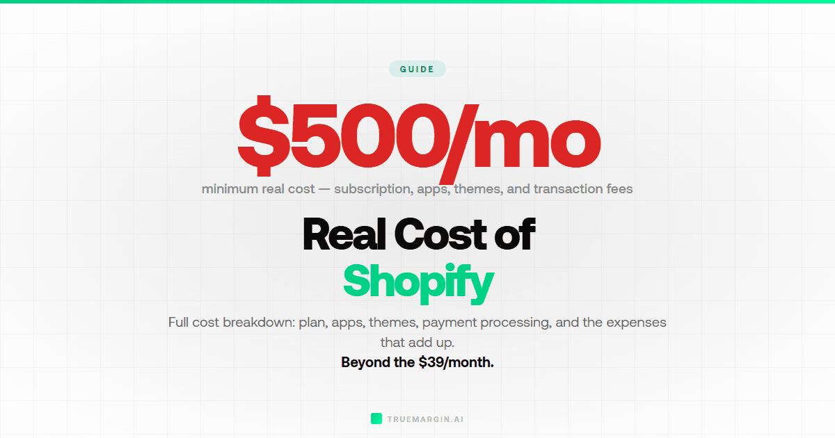 The Real Cost of Running a Shopify Store in 2026 (Full Breakdown)