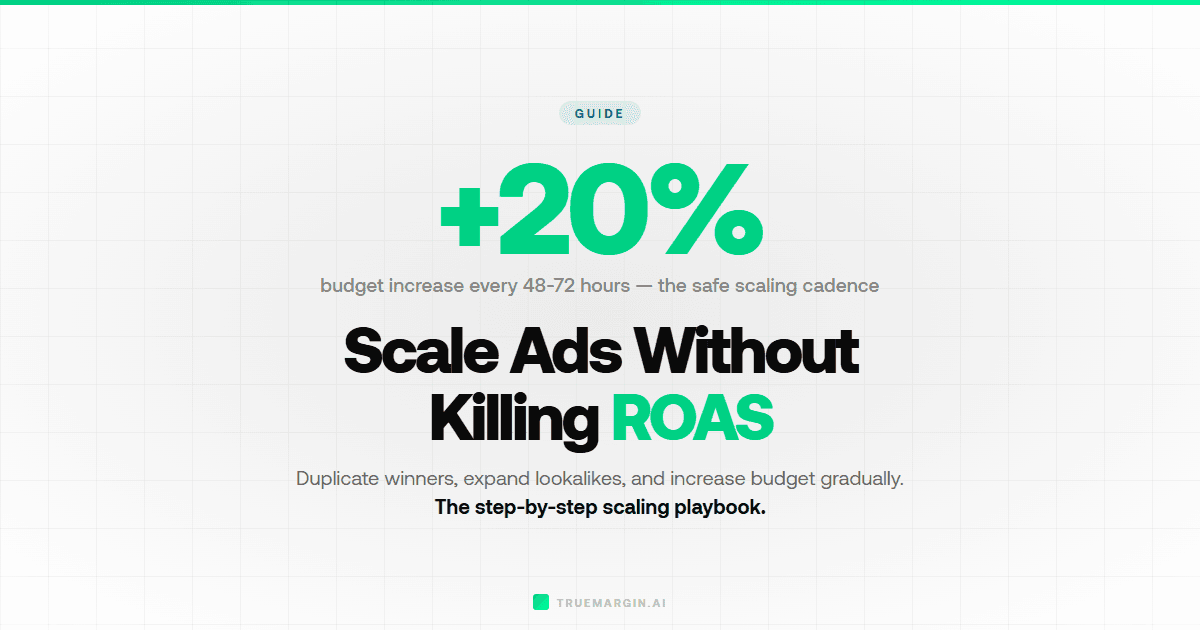 How to Scale Facebook Ads Without Killing ROAS