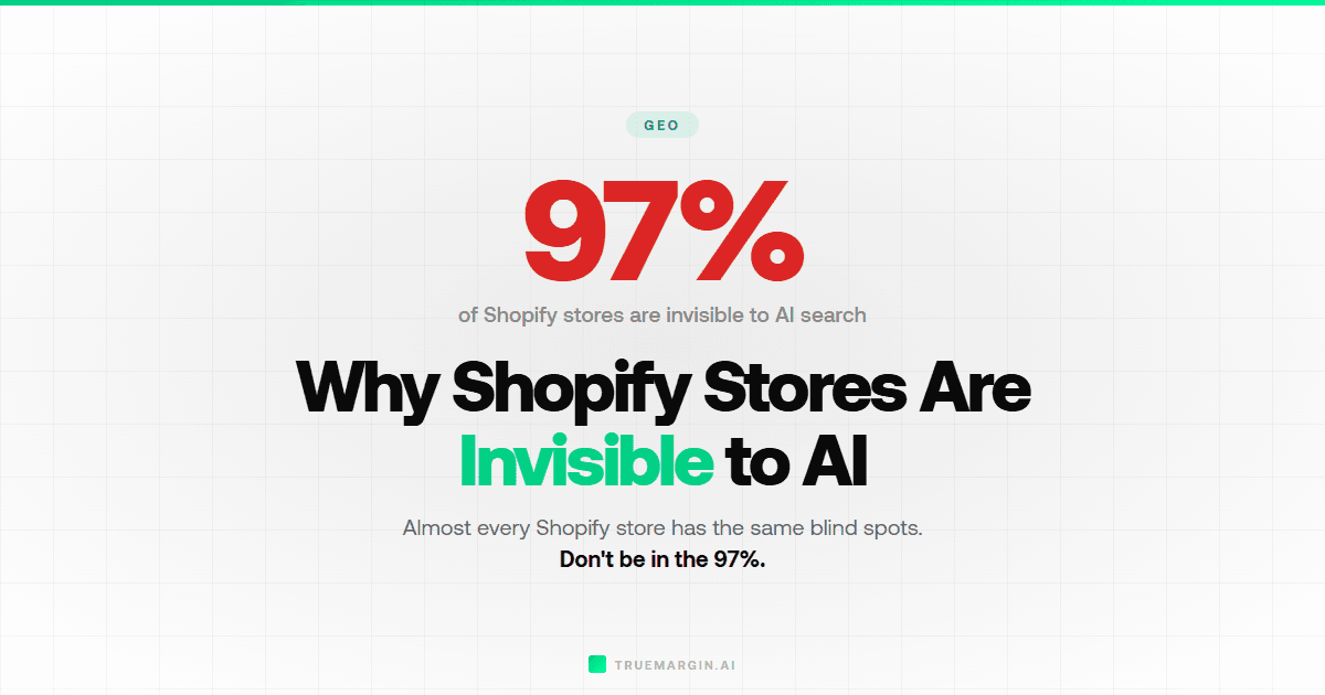 Why Most Shopify Stores Are Invisible to AI (And How to Fix It)