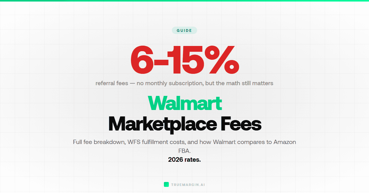 Walmart Marketplace Fees Explained (2026)