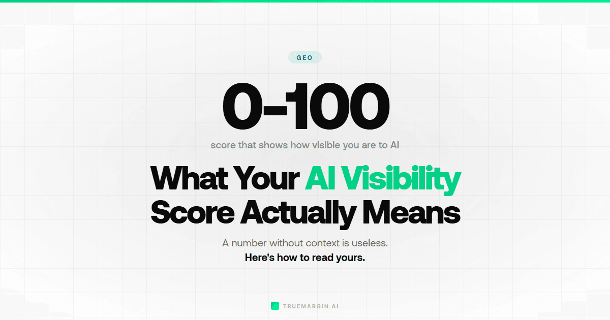 What Your AI Visibility Score Actually Means (And How to Improve It)