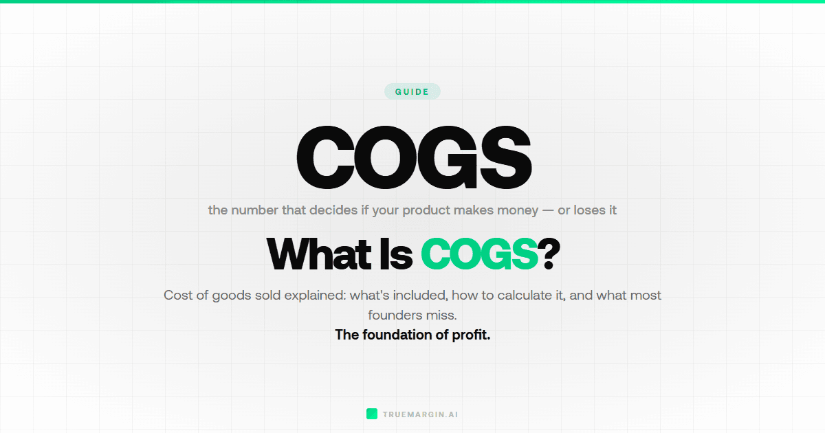 What Is Cost of Goods Sold (COGS)?