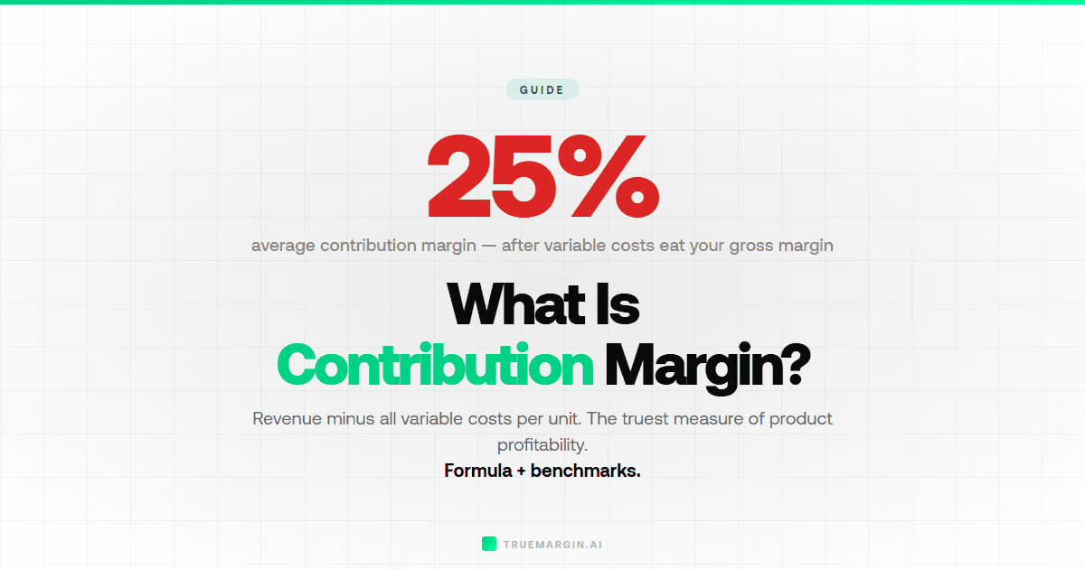 What Is Contribution Margin?