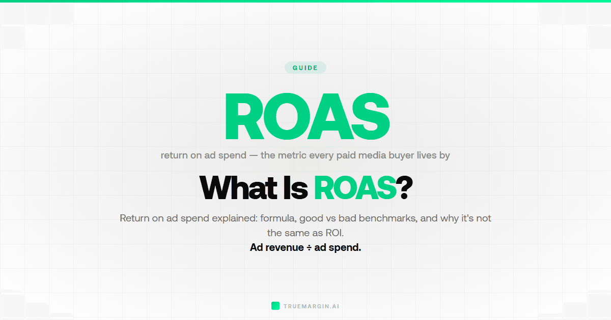 What Is ROAS? (Return on Ad Spend Explained)