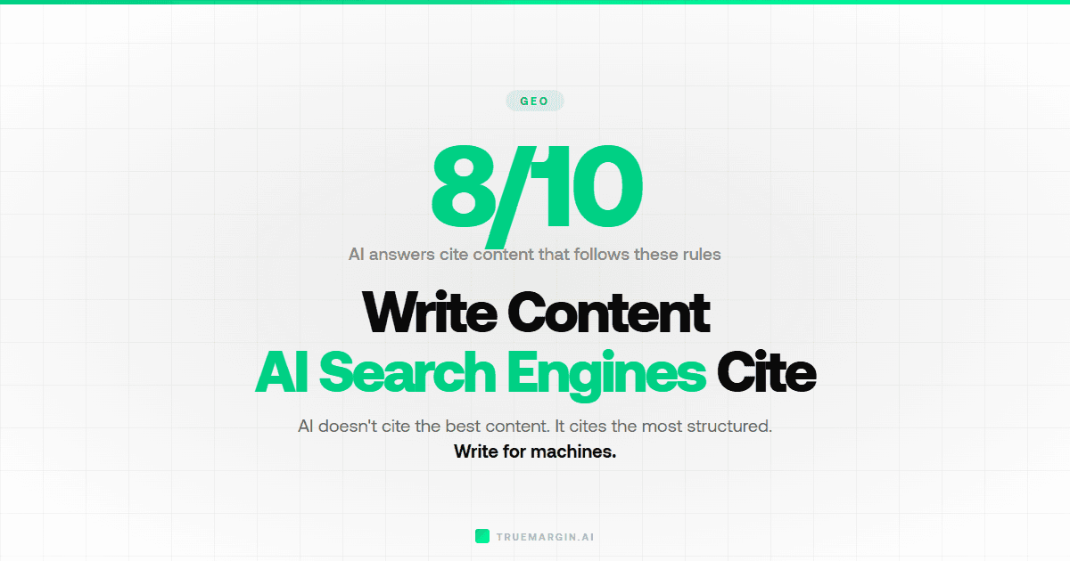 How to Write Content That AI Search Engines Cite (Not Just Rank)